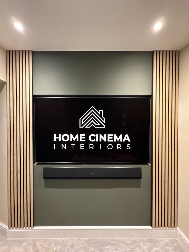 Media Wall Bespoke Feature Wall Panelling TV Mount Electric Fire