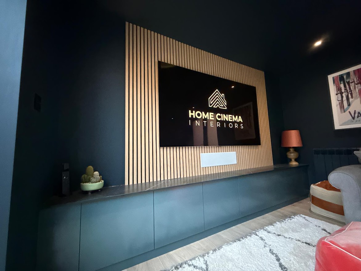 Media Wall Bespoke Feature Wall Panelling TV Mount Electric Fire